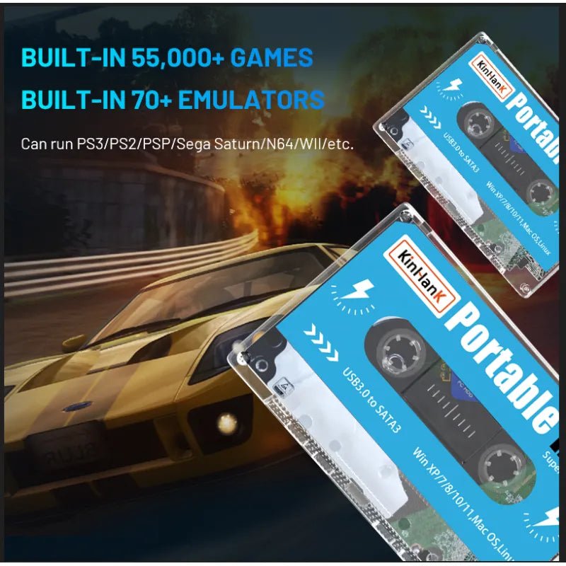 500GB Batocera Internal 55000 Plug - and - play External Mechanical Mobile Game Hard Disk - Trendora